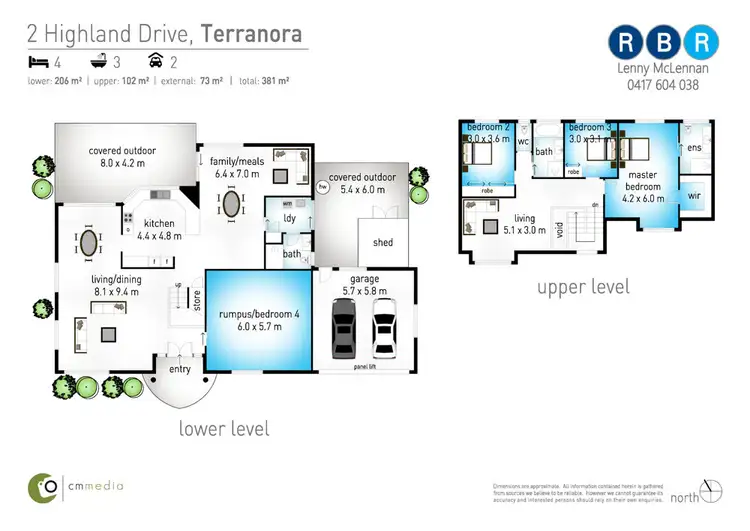 Floorplan of Homely house listing, 2 Highland Drive, Terranora NSW 2486