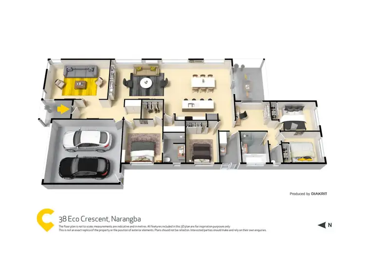 Floorplan of Homely house listing, 38 Eco Crescent, Narangba QLD 4504