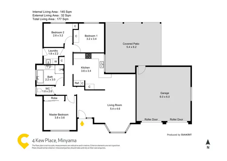 Floorplan of Homely house listing, 4 Kew Place, Minyama QLD 4575