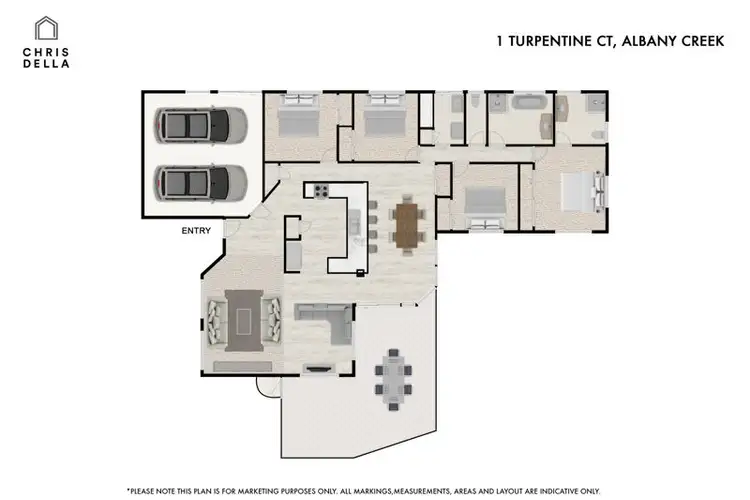 Floorplan of Homely house listing, 1 Turpentine Court, Albany Creek QLD 4035