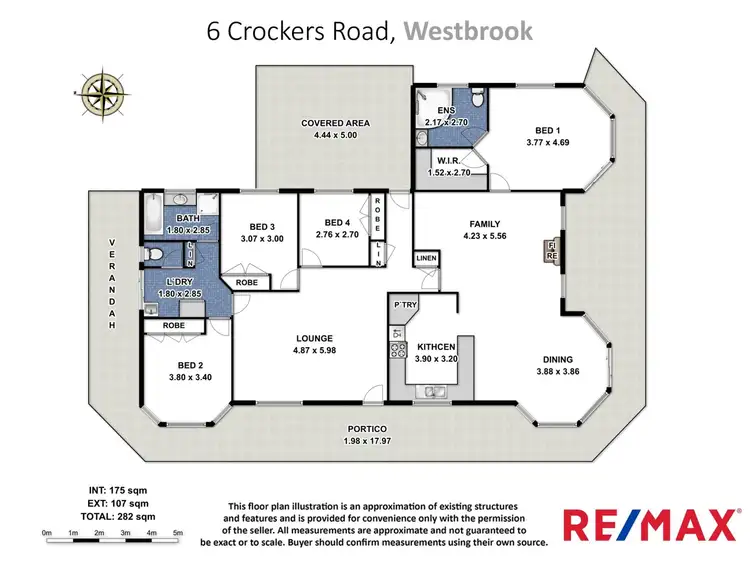 Floorplan of Homely house listing, 6 Crockers Road, Westbrook QLD 4350