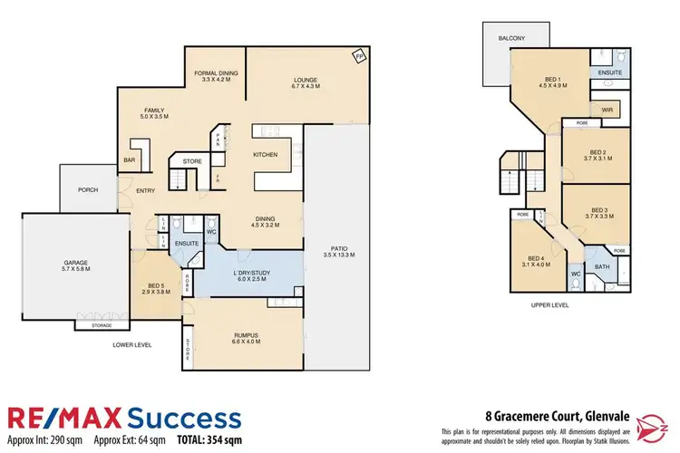 Floorplan of Homely house listing, 8 Gracemere Court, Glenvale QLD 4350