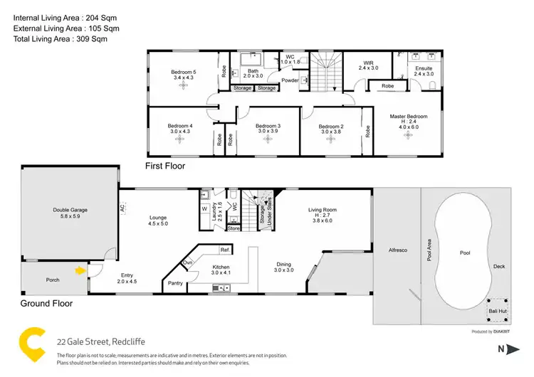 Floorplan of Homely house listing, 22 Gale Street, Redcliffe QLD 4020