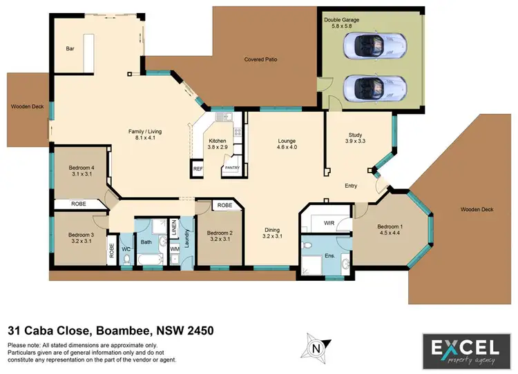 Floorplan of Homely house listing, 31 Caba Close, Boambee NSW 2450