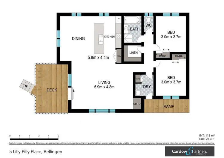 Floorplan of Homely house listing, 5 Lilly Pilly Place, Bellingen NSW 2454