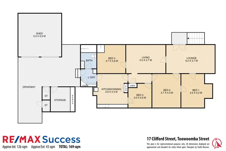 Floorplan of Homely house listing, 17 Clifford Street, Toowoomba City QLD 4350