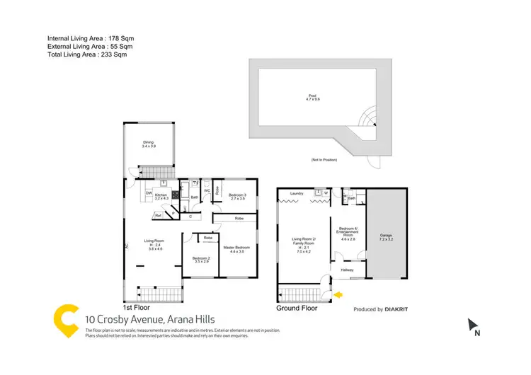Floorplan of Homely house listing, 10 Crosby Avenue, Arana Hills QLD 4054