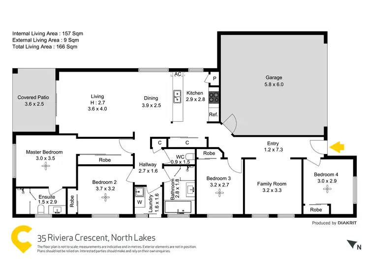 Floorplan of Homely house listing, 35 Riviera Crescent, North Lakes QLD 4509