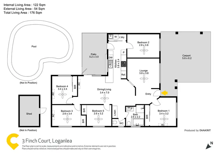 Floorplan of Homely house listing, z3 Finch Court, Loganlea QLD 4131