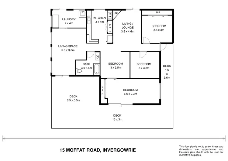 Floorplan of Homely rural property listing, 15 Moffatt Road, Armidale NSW 2350
