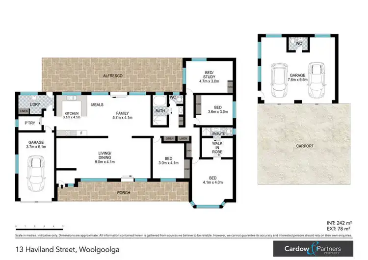Floorplan of Homely house listing, 13 Haviland St, Woolgoolga NSW 2456