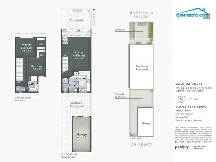 Floorplan of Homely unit listing, 10/52 Bordeaux, Mermaid Waters QLD 4218