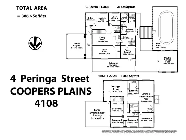 Floorplan of Homely house listing, 4 Peringa Street, Coopers Plains QLD 4108