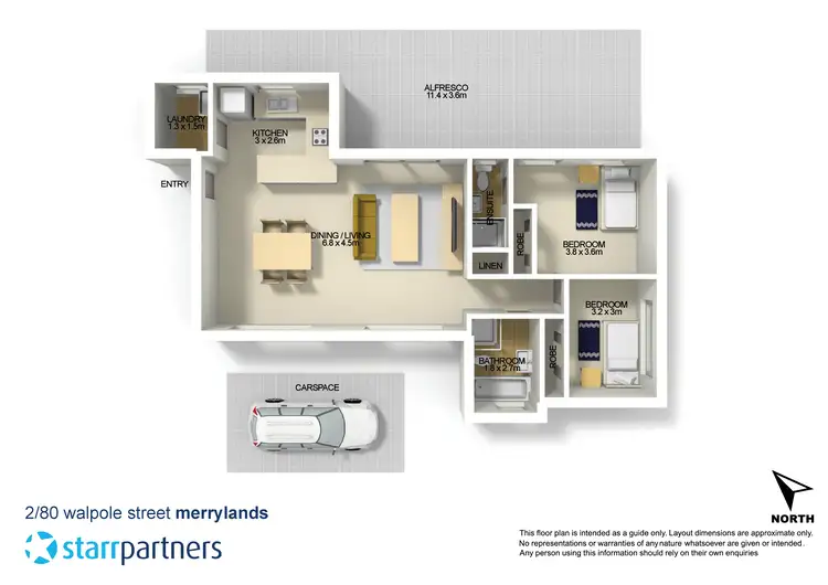 Floorplan of Homely unit listing, 2/80 Walpole Street, Merrylands NSW 2160