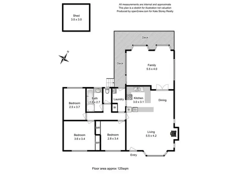 Floorplan of Homely house listing, 42 Honolulu Street, Midway Point TAS 7171