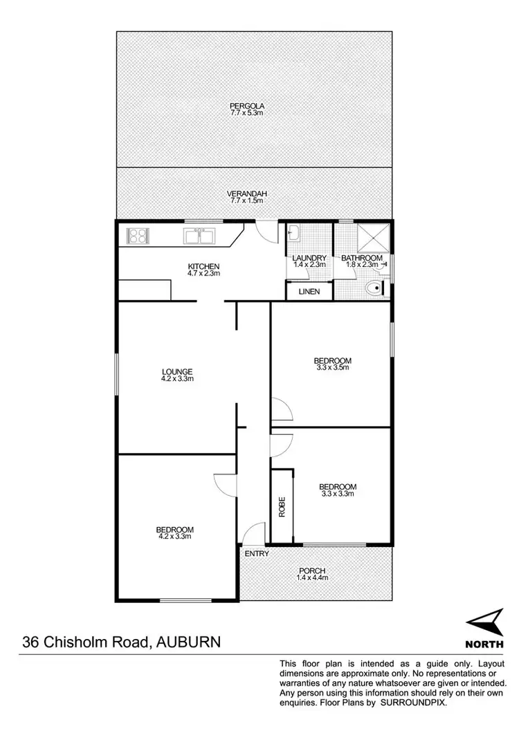 Floorplan of Homely house listing, 36 Chisholm Road, Auburn NSW 2144