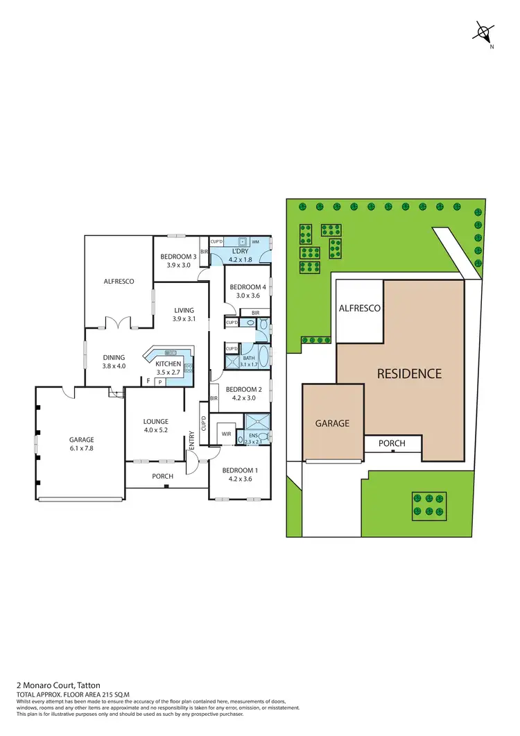 Floorplan of Homely house listing, 2 Monaro Court, Tatton NSW 2650