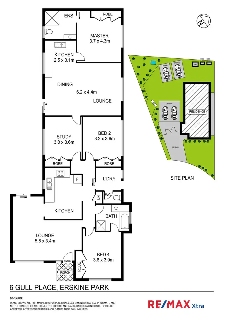 Floorplan of Homely house listing, 6 Gull Place, Erskine Park NSW 2759