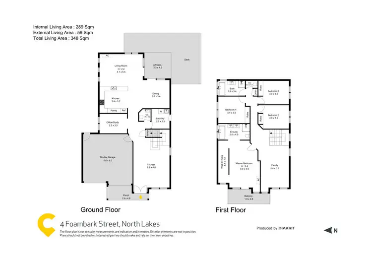 Floorplan of Homely house listing, 4 Foambark Street, North Lakes QLD 4509