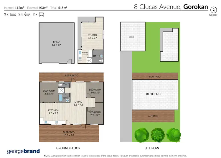 Floorplan of Homely house listing, 8 Clucas Avenue, Gorokan NSW 2263