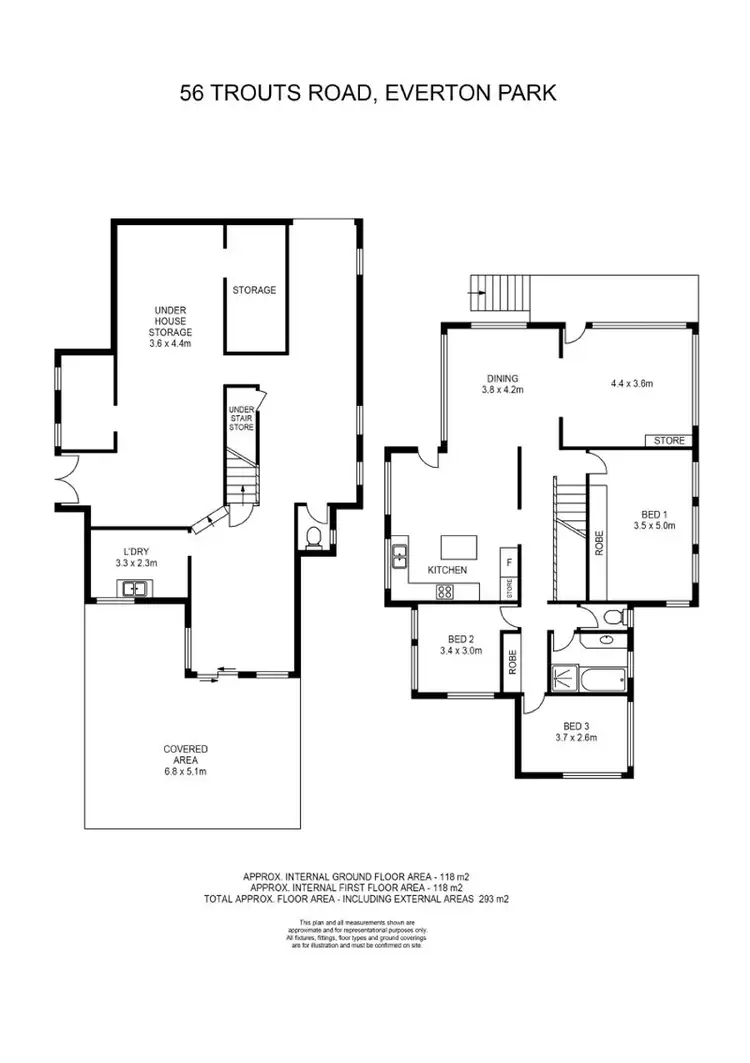 Floorplan of Homely house listing, 56 Trouts Rd, Everton Park QLD 4053