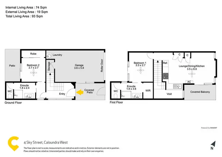 Floorplan of Homely house listing, 4 Sky Street, Caloundra West QLD 4551