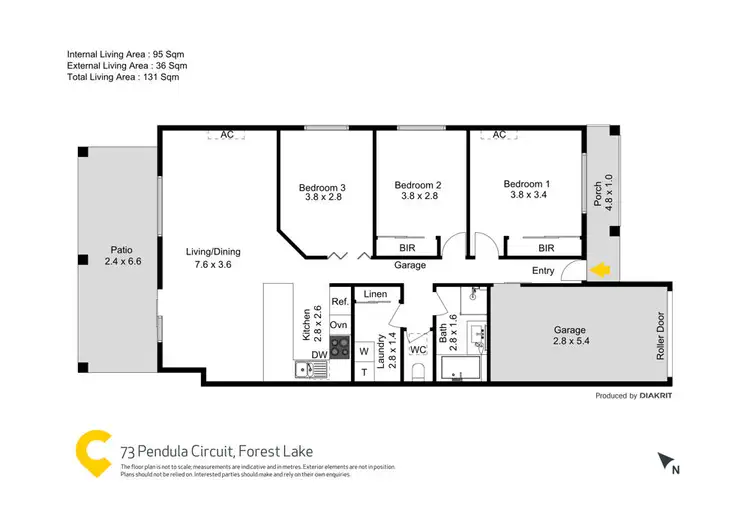 Floorplan of Homely house listing, 73 Pendula Circuit, Forest Lake QLD 4078