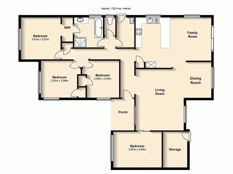 Floorplan of Homely house listing, 34 Dialba Crescent, Tingalpa QLD 4173