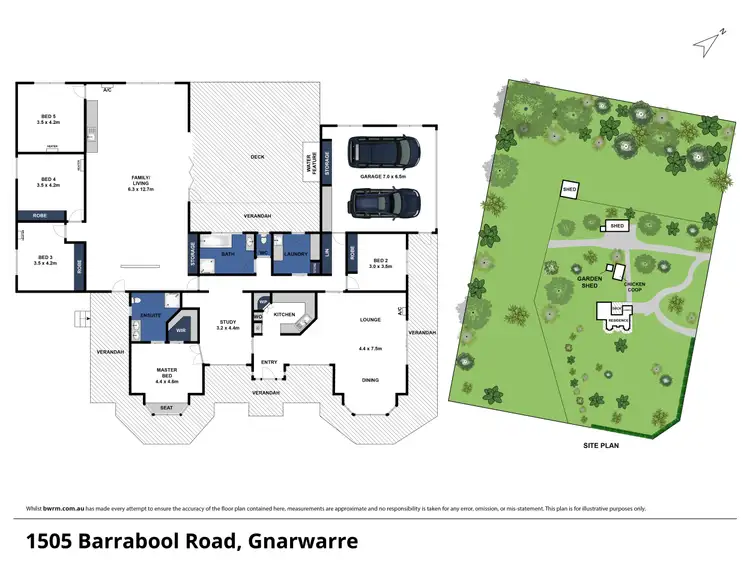 Floorplan of Homely rural property listing, 1505 Barrabool Road, Gnarwarre VIC 3221
