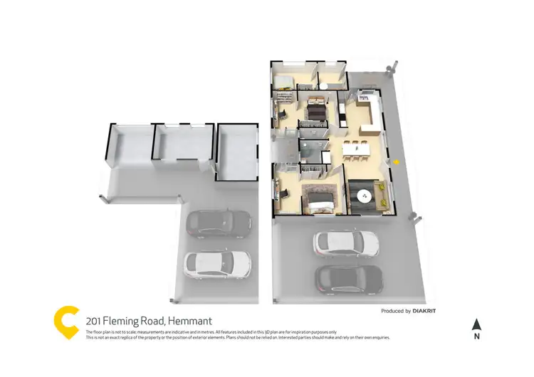 Floorplan of Homely rural property listing, 201 Fleming Road, Hemmant QLD 4174