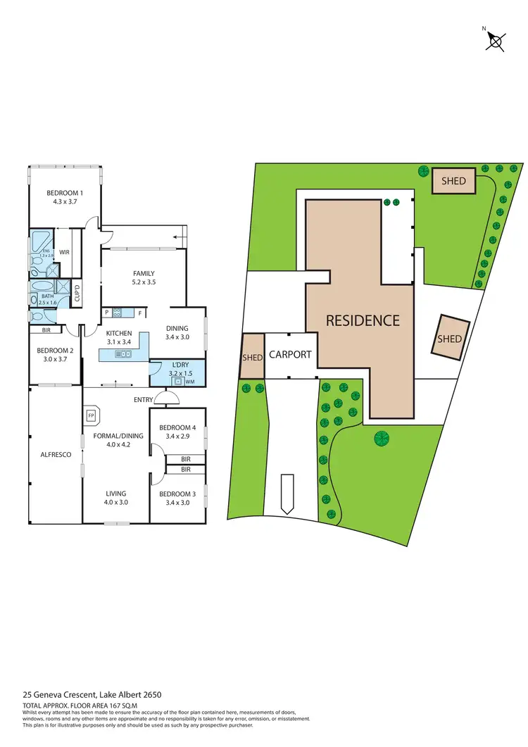 Floorplan of Homely house listing, 25 Geneva Crescent, Lake Albert NSW 2650