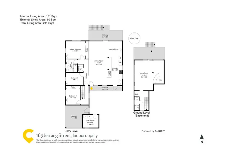 Floorplan of Homely house listing, 163 Jerrang Street, Indooroopilly QLD 4068