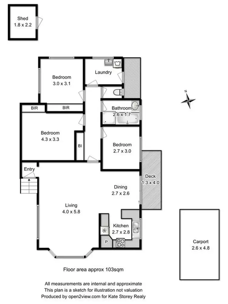 Floorplan of Homely house listing, 8-3 Barclay Court, Sorell TAS 7172