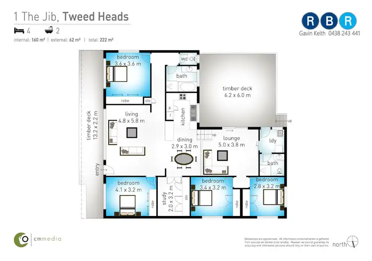 Floorplan of Homely house listing, 1 The Jib, Tweed Heads NSW 2485