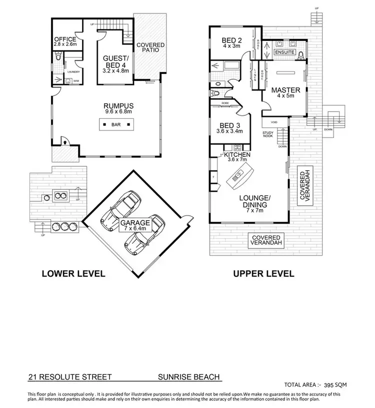 Floorplan of Homely house listing, 21 Resolute Street, Sunrise Beach QLD 4567