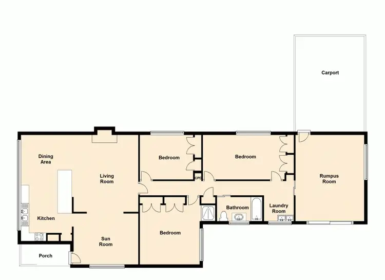 Floorplan of Homely house listing, 34 Mark Lane, Waterford West QLD 4133