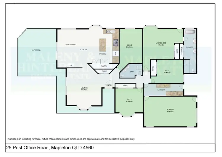 Floorplan of Homely house listing, 25 Post Office Road, Mapleton QLD 4560