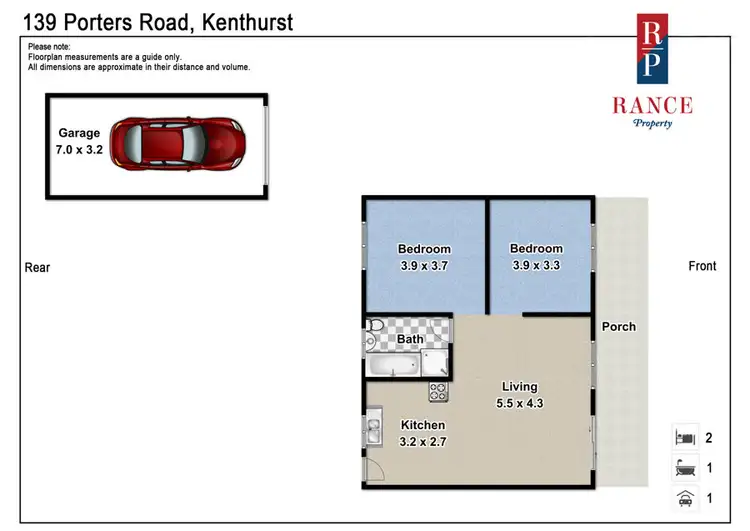 Floorplan of Homely house listing, 139 Porters Road, Kenthurst NSW 2156