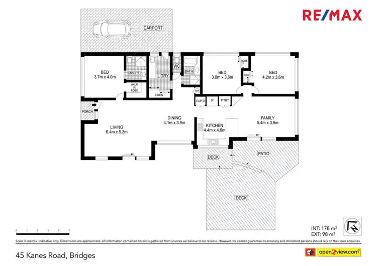 Floorplan of Homely rural property listing, 45 Kanes Road, Bridges QLD 4561
