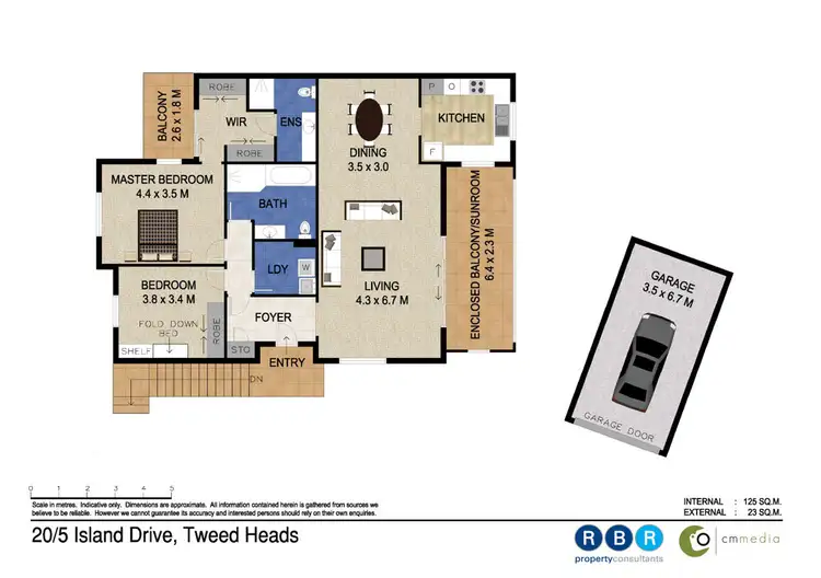 Floorplan of Homely apartment listing, 20/5 Island Drive, Tweed Heads NSW 2485