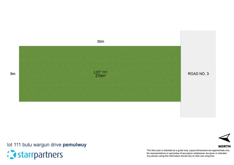 Floorplan of Homely land listing, 18 Winnima Circuit, Pemulwuy NSW 2145