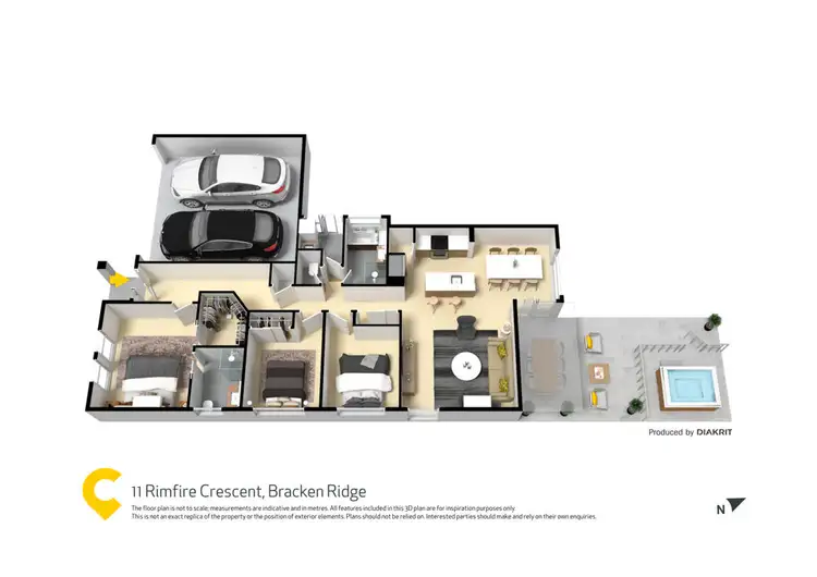 Floorplan of Homely house listing, 11 Rimfire Crescent, Bracken Ridge QLD 4017