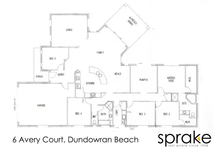 Floorplan of Homely house listing, 6 Avery Court, Dundowran Beach QLD 4655