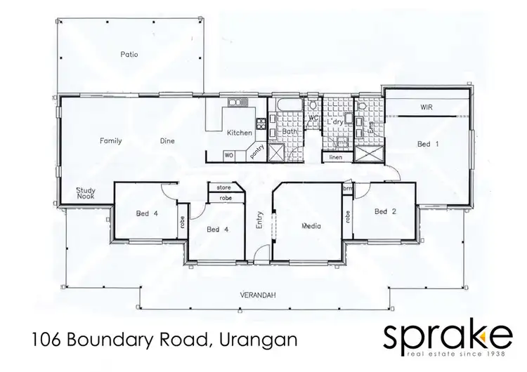 Floorplan of Homely house listing, 106 Boundary Road, Urangan QLD 4655