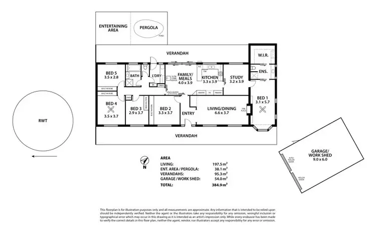 Floorplan of Homely house listing, 70 Darby Lane, Echunga SA 5153