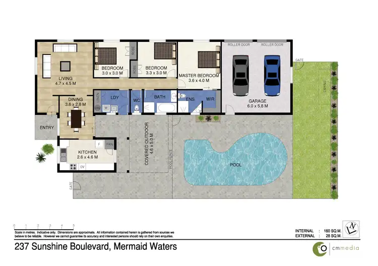 Floorplan of Homely house listing, 237 Sunshine Boulevard, Mermaid Waters QLD 4218