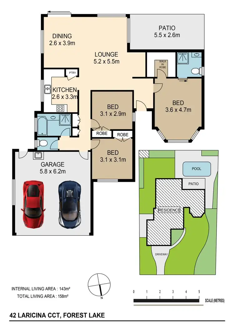Floorplan of Homely house listing, 42 Laricina Cct, Forest Lake QLD 4078