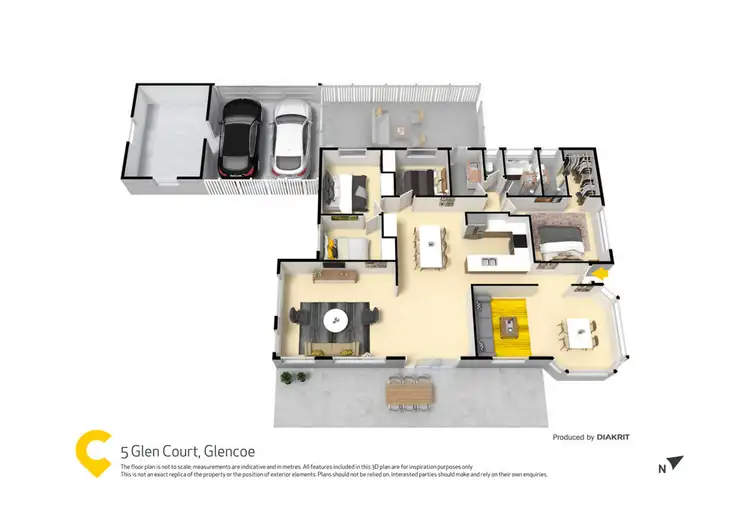 Floorplan of Homely house listing, 5 Glen Court, Glencoe QLD 4352