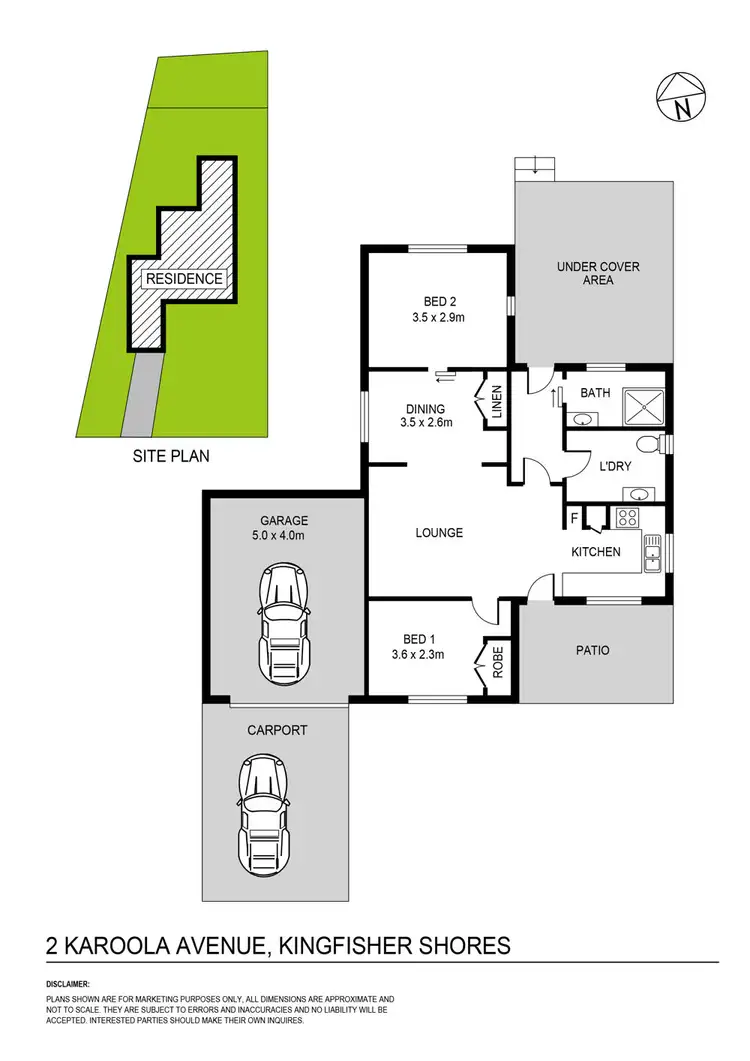 Floorplan of Homely house listing, 2 Karoola Avenue, Lake Munmorah NSW 2259