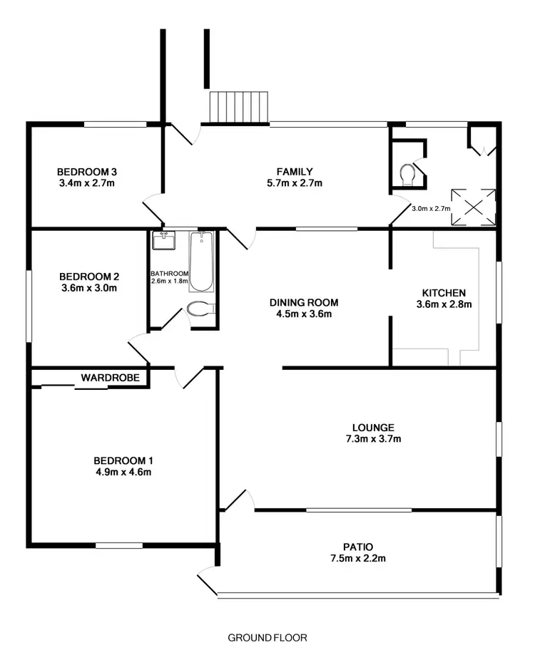 Floorplan of Homely house listing, 54 Princess Street, Macksville NSW 2447